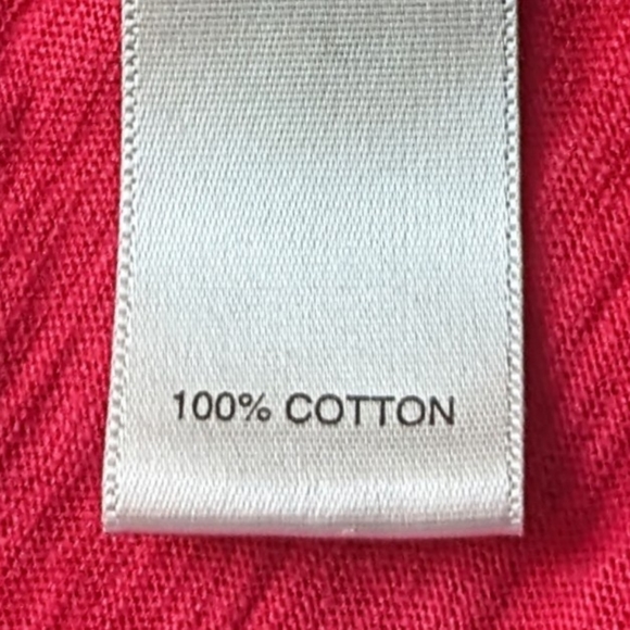 💕Avenue+ Beautiful Pink/Red-ish Lightweight Cotton Cardigan With Ruffled Detail - Picture 7 of 8